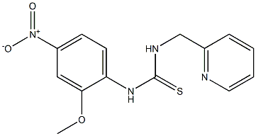 1-(2-methoxy-4-nitrophenyl)-3-(pyridin-2-ylmethyl)thiourea|