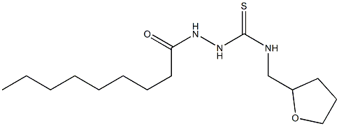 1-(nonanoylamino)-3-(oxolan-2-ylmethyl)thiourea Structure