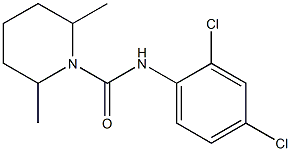 N-(2,4-dichlorophenyl)-2,6-dimethylpiperidine-1-carboxamide Structure