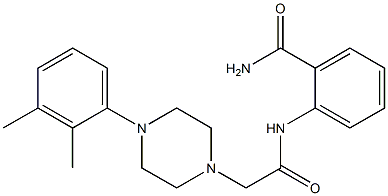 2-[[2-[4-(2,3-dimethylphenyl)piperazin-1-yl]acetyl]amino]benzamide