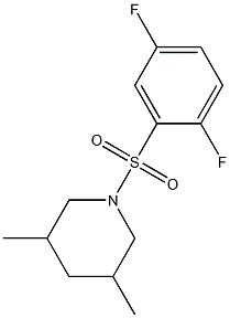 1-(2,5-difluorophenyl)sulfonyl-3,5-dimethylpiperidine