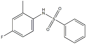 N-(4-fluoro-2-methylphenyl)benzenesulfonamide