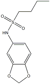 N-(1,3-benzodioxol-5-yl)butane-1-sulfonamide
