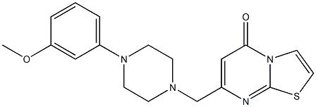 7-[[4-(3-methoxyphenyl)piperazin-1-yl]methyl]-[1,3]thiazolo[3,2-a]pyrimidin-5-one