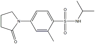 2-methyl-4-(2-oxopyrrolidin-1-yl)-N-propan-2-ylbenzenesulfonamide