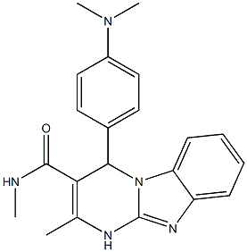  4-[4-(dimethylamino)phenyl]-N,2-dimethyl-1,4-dihydropyrimido[1,2-a]benzimidazole-3-carboxamide