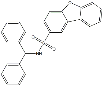 N-benzhydryldibenzofuran-2-sulfonamide