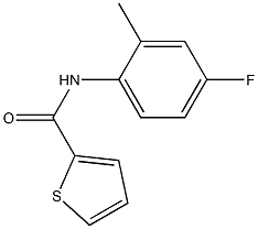 N-(4-fluoro-2-methylphenyl)thiophene-2-carboxamide