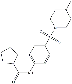  N-[4-(4-methylpiperazin-1-yl)sulfonylphenyl]oxolane-2-carboxamide