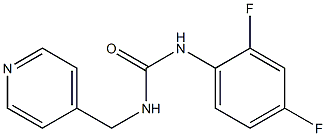1-(2,4-difluorophenyl)-3-(pyridin-4-ylmethyl)urea Structure