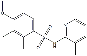  4-methoxy-2,3-dimethyl-N-(3-methylpyridin-2-yl)benzenesulfonamide
