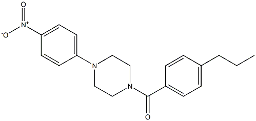 [4-(4-nitrophenyl)piperazin-1-yl]-(4-propylphenyl)methanone