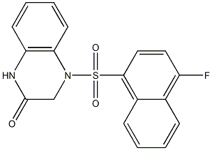4-(4-fluoronaphthalen-1-yl)sulfonyl-1,3-dihydroquinoxalin-2-one