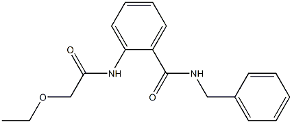 N-benzyl-2-[(2-ethoxyacetyl)amino]benzamide Struktur