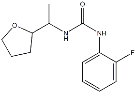  1-(2-fluorophenyl)-3-[1-(oxolan-2-yl)ethyl]urea