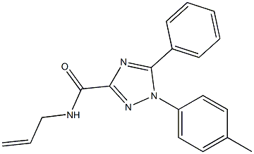 1-(4-methylphenyl)-5-phenyl-N-prop-2-enyl-1,2,4-triazole-3-carboxamide