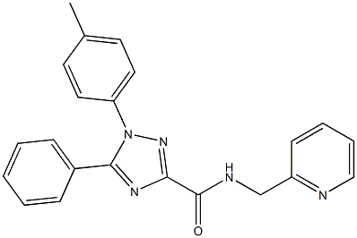 1-(4-methylphenyl)-5-phenyl-N-(pyridin-2-ylmethyl)-1,2,4-triazole-3-carboxamide