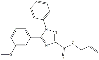 5-(3-methoxyphenyl)-1-phenyl-N-prop-2-enyl-1,2,4-triazole-3-carboxamide