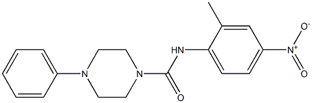  N-(2-methyl-4-nitrophenyl)-4-phenylpiperazine-1-carboxamide