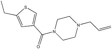  (5-ethylthiophen-3-yl)-(4-prop-2-enylpiperazin-1-yl)methanone