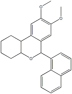 8,9-dimethoxy-6-naphthalen-1-yl-2,3,4,4a,6,10b-hexahydro-1H-benzo[c]chromene