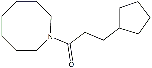 1-(azocan-1-yl)-3-cyclopentylpropan-1-one,,结构式