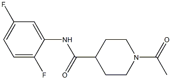 1-acetyl-N-(2,5-difluorophenyl)piperidine-4-carboxamide