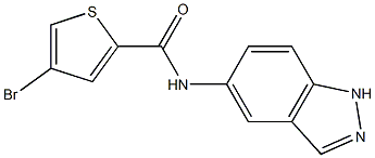 4-bromo-N-(1H-indazol-5-yl)thiophene-2-carboxamide|