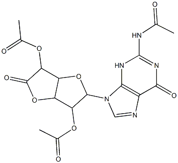[2-(2-acetamido-6-oxo-3H-purin-9-yl)-6-acetyloxy-5-oxo-3,3a,6,6a-tetrahydro-2H-furo[3,2-b]furan-3-yl] acetate