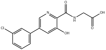 Vadadustat Structure