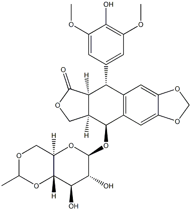 依托泊苷杂质B, 100007-56-5, 结构式