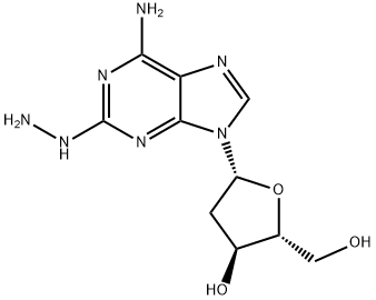 2'-Deoxy-2-hydrozinoadenosine Structure