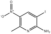 2-AMINO-3-IODO-5-NITRO-6-METHYLPYRIDINE Structure