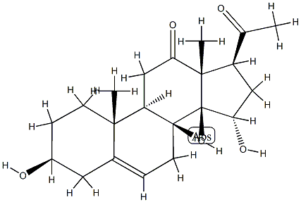 3β,14β,15α-Trihydroxypregn-5-ene-12,20-dione|