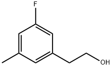 2-(3-FLUORO-5-METHYLPHENYL)ETHANOL 结构式