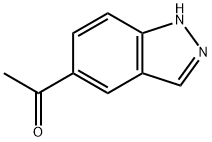 5-アセチル-1H-インダゾール 化学構造式