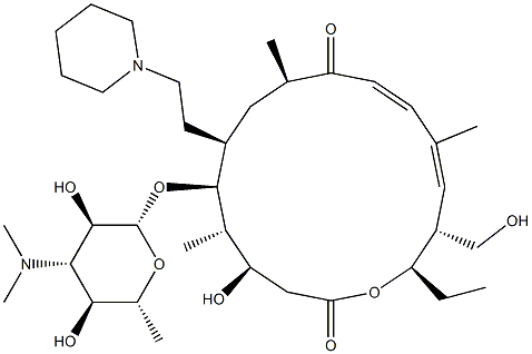 20-Deoxo-5-O-[3,6-dideoxy-3-(diMethylaMino)-β-D-glucopyranosyl]-20-(1-piperidinyl)tylonolide