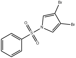 1-BENZENESULFONYL-3,4-DIBROMO-1H-PYRROLE Structure