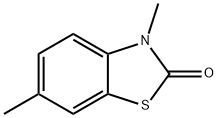 2(3H)-Benzothiazolone,3,6-dimethyl-(9CI) Structure