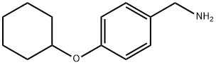[4-(cyclohexyloxy)phenyl]methanamine Structure