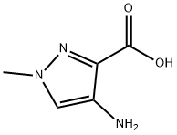 4-Amino-1-methyl-1H-pyrazole-3-carboxylic acid, 1006334-34-4, 结构式