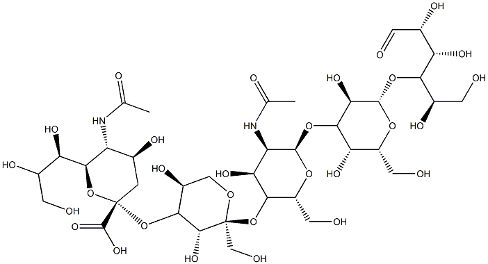 LS tetrasaccharide d, 100789-83-1, 结构式