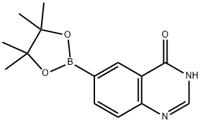 6-(4,4,5,5-tetramethyl-1,3,2-dioxaborolan-2-yl)quinazolin-4(1H)-one(WX130307) Struktur