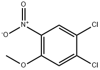 1,2-Dichloro-4-nitro-5-methoxybenzene,100948-84-3,结构式