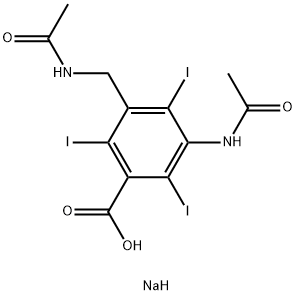 iodamide sodium salt Struktur