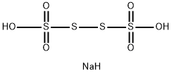 disodium tetrathionate Struktur