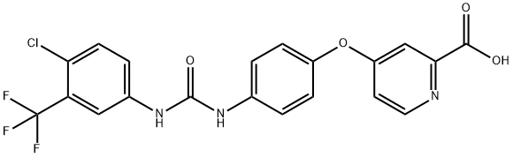 Sorafenib related compound 10 Struktur
