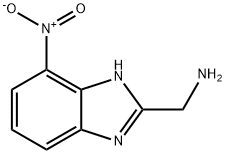 1H-Benzimidazole-2-methanamine,4-nitro-(9CI) Struktur