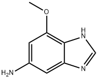 1H-Benzimidazol-5-amine,7-methoxy-(9CI) Struktur