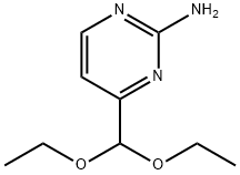 4-(diethoxyMethyl)pyriMidin-2-aMine Structure